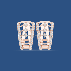 Awemonk Jewels 10K Twisted <b>Hoop</b> <b>Earrings</b> for ladies - Product Image 1