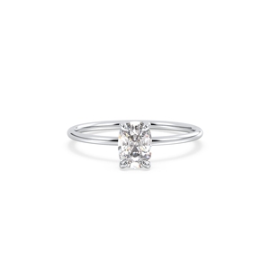 REYES Customized 1Ct <b>Cushion</b> Cut Lab Grown Diamond Solitaire Engagement <b>Ring</b> IGI Certified 14K Solid Gold Everyday Wear Jewelry - Product Image 2