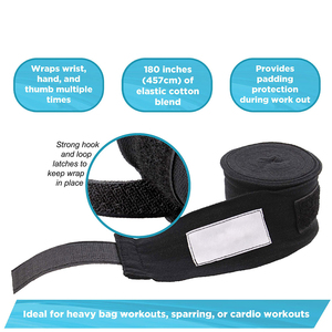 Bandages de protection pour les mains à marque privée, avec compression confortable du poignet, impression de logo personnalisée et approvisionnement en gros pour les marques sportives - Product Image 6