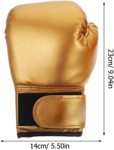 Gants de boxe MMA pour enfants, mitaines d'entraînement, protection UV, imperméables, en cuir PU et éponge pour jeunes - Product Image 3