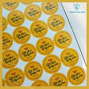 Etiqueta de Papel Autoadhesiva Personalizada, Sin Laminar, Impresa con Logotipo OEM ODM, Fábrica en Vietnam - Product Image 4