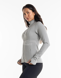 King Mcgreen Star - Ropa de Yoga Transpirable a Cuadros, Cortavientos, Ropa Deportiva para Mujer, Sudadera de Manga Larga para Correr, Chaquetas Deportivas, Top - Product Image 3