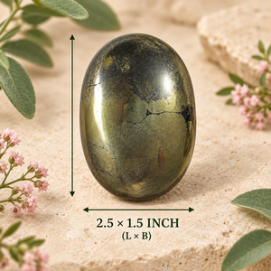 Pierre de jaspe doré naturel polie, taille ovale 8 mm, pierre précieuse pour le Feng Shui, la méditation, le soulagement du stress, cadeau - Product Image 4