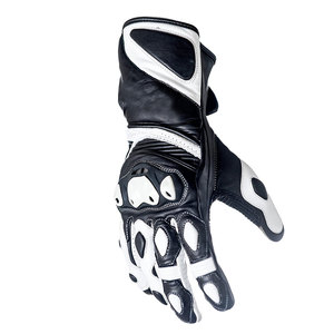 <b>Touch</b> Screen Leather Motorbike Racing <b>Gloves</b> with Full Finger Design Non-Slip & Breathable for Outdoor Use - Product Image 1