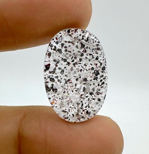 Cabujón de piedra preciosa Super Siete natural de 21.00 quilates, cabujón Super Siete de buena calidad para la fabricación de joyas, tamaño 25X17X6MM - Product Image 1