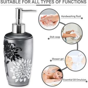 Set di Accessori Bagno Moderni e Classici 4 Pezzi, Design Unico: Dispenser Sapone, Bicchiere, Porta Spazzolino, Portasapone per il Bagno di Casa - Product Image 4