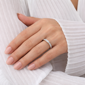 Anillo de Diamante Cultivado en Laboratorio de 0.43Ct, Oro Sólido de 14K/10K, Corte Pera y Redondo Brillante, Estilo Único, Joyería Fina para Mujer, Anillo de Diamante Personalizado - Product Image 6