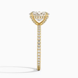 Elegant Gold Ring Sparkling Diamond Style Stone Romantic Engagement Bridal Wedding Jewelry <b>Present</b> - Product Image 2
