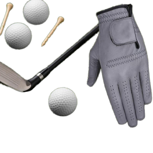Guante de golf de piel Cabretta de piel de cordero con logotipo personalizado de calidad superior al por mayor para hombre, deportes y actividades al aire libre, piel de oveja - Product Image 4