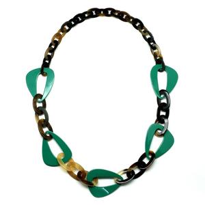 Collier en corne de buffle naturelle, tendance et personnalisé, pour enfants et femmes, idéal pour les fêtes. - Product Image 1