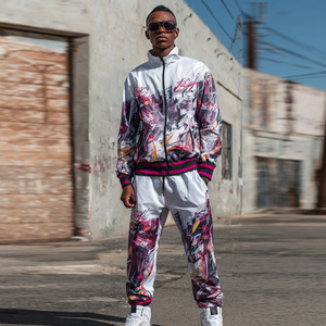 Ensemble de survêtement personnalisé par sublimation pour homme – Sweat à capuche imprimé et pantalon de jogging sublimé pour l'hiver - Product Image 2