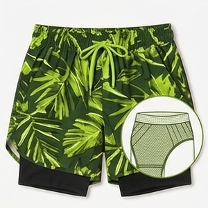 Shorts de bain pour femmes, couleur unie, qualité professionnelle, prix de gros, améliorant les performances - Product Image 5