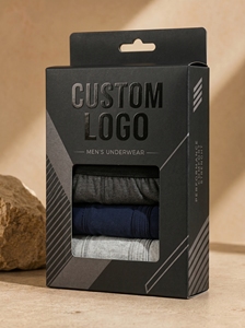 Custom Logo Men's Underwear Packaging <b>Box</b> – Premium <b>Gift</b> <b>Box</b> Set - Product Image 3