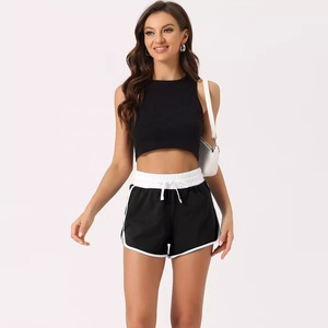 Shorts de sport pour femmes en gros, décontractés, d'été, à cordon, en coton, séchage rapide, de haute qualité, pour la course à pied, le streetwear, le jogging - Product Image 2