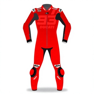Combinaison de course MotoCP <span class=keywords><strong>Marc</strong></span> Marquez Rucati en cuir de vachette/crocodile pour <span class=keywords><strong>moto</strong></span>/cyclisme, combinaison de motard en cuir, niveau 2 CE Pro - Product Image 1