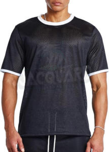 Camiseta de malla ligera de alta calidad para hombre, transpirable, informal, para verano, precio económico. - Product Image 5