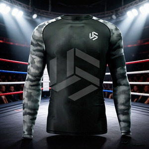 Camiseta de Compresión Estilo Sublimado OEM para Hombre, Camiseta Deportiva Ajustada y Elástica, Camiseta Deportiva para Fitness, Camiseta Deportiva para Hombre - Product Image 4