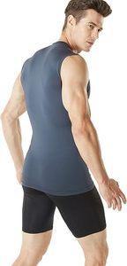 Débardeurs Homme Respirants Brodés Coupe Musclée Unie 100% Coton Séchage Rapide Col Rond pour Entraînement et Gym – Prix Usine - Product Image 3