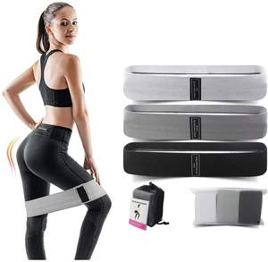 Bandas de Resistencia de TPE para Yoga, Gimnasio, Ejercicio, Glúteos y Cadera, con Logotipo Personalizado al por Mayor OEM - Product Image 2