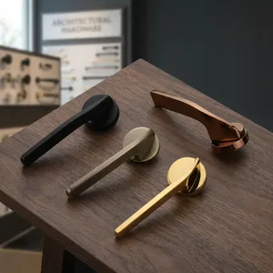 Minimalist Door Mortis <b>Lock</b> in Black Bronze Gold Copper Finish for Interior Wooden Doors Easy Installation Ambidextrous Design - Product Image 3