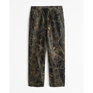 Jogging cargo streetwear surdimensionné pour hommes, pantalon de survêtement en molleton multipoches, pantalon ample en coton avec logo personnalisé - Product Image 4