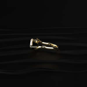 Anillos solitarios de moissanita marquise de 13 mm hechos a mano en plata de ley y platino para inventario de tiendas de joyería boutique - Product Image 2