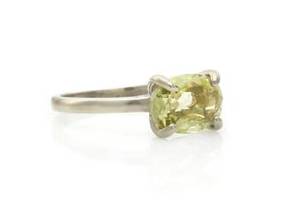 New 925 Sterling Silver Delicate <b>Rings</b> Handcrafted Engraved Fine Jewelry Natural Oval Lemon <b>Quartz</b> Faceted Gemstone Wedding Wear - Product Image 5