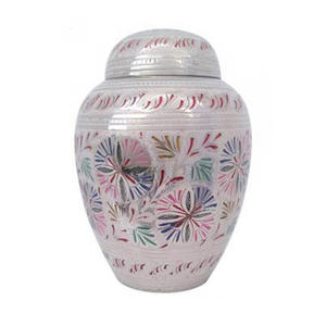 Traditional European/American Style Brass Cremation Urn Pet-Friendly Coffin-Shaped Decorative Memorial <b>Keepsake</b> - Product Image 4