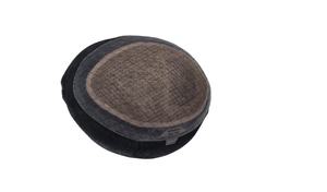 Perruque toupet Miraje Model Taz BD en cheveux humains Remy indiens avec une densité de 100%, vague profonde naturelle et vague corporelle, base en dentelle PU - Product Image 3