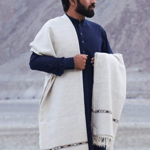 Châle d'hiver classique pour homme, tissu tissé chaud de qualité supérieure, confortable, élégant, vêtement traditionnel pour homme - Product Image 5