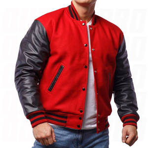 Veste d'hiver en laine pour homme, style universitaire, avec logo personnalisé, vente en gros, veste classique chaude de type Letterman pour équipes, marques et promotions - Product Image 1