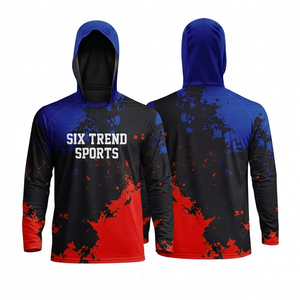 เสื้อฮู้ดแขนยาว Six Trend Sports สำหรับทุกเพศ แห้งเร็ว ระบายอากาศได้ดี ผลิตจากผ้าเจอร์ซีย์คอตตอน 100% พิมพ์ลายแบบ Sublimation ทรงสปอร์ต เหมาะสำหรับใส่ในฤดูหนาว - Product Image 3