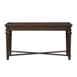 Tavolo Console dal Design Tradizionale con Finitura Espresso, 1 Pezzo, Arredamento per Soggiorno, Tavolino da Divano - Product Image 2
