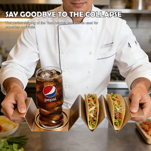 Soporte para Tacos de Acero Inoxidable, Capacidad para 2 Tacos Cada Uno, Mantiene las Conchas Verticales, Libre de BPA, Apto para Lavavajillas y Microondas, Duradero, Ideal para Fiestas y Eventos - Product Image 5