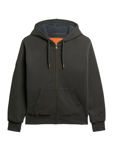 Sweat-shirt à capuche zippé pour homme, design personnalisé, décontracté, manches longues, avec cordon de serrage, style athlétique - Product Image 5