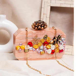 Bolso de mano de resina Premium para mujer, bolso de moda para fiesta, accesorios para el Día de San Valentín y el Día DE LA Madre - Product Image 5