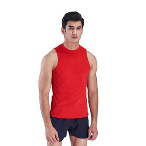 Meilleure qualité hommes Gym Stringer débardeur séchage rapide solide imprimé Y dos conception décontracté coton broderie respirant haut tricoté - Product Image 1