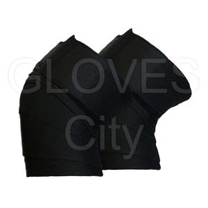 Custom Heavy Duty Breathable Non-Slip Unisex Gym Weight Lifting Polyester <b>Knee</b> Wraps for Professional Use - Product Image 1