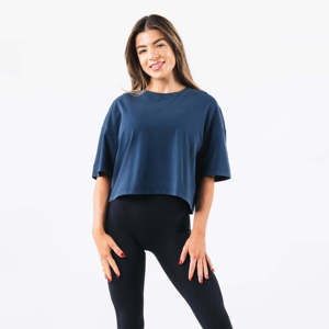Camisetas cortas casuales para mujer, de manga corta, cuello redondo, de la mejor fabricación, de secado rápido, a la moda, para damas, servicio OEM. - Product Image 1