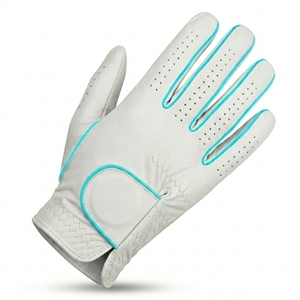 Custom Left Hand Golf <b>Glove</b> Cabretta Leather Breathable Flexible Fit Modern Graphic Design OEM ODM Supplier Low MOQ - Product Image 4