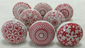 Modern Handcrafted Ceramic Round Cabinet and Drawer <b>Knobs</b> for Kitchen <b>Doors</b>-Luxury Design Multi-piece Package - Product Image 6