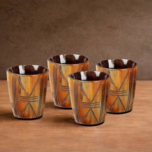 Coupe en verre en forme de corne de Viking, artisanale, en agate, de haute qualité, artisanat naturel, pour boire, design animal poli, meilleur grossiste - Product Image 2