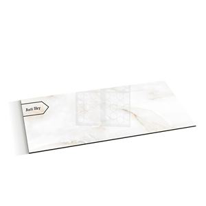 India 600x1200 Porcelanato Azulejo de pared de cerámica Anti Sky Azulejos de porcelana de mármol blanco esmaltado completamente pulido - Product Image 1