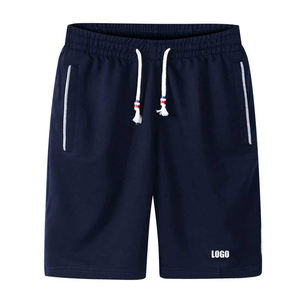 Pantalones cortos para correr de algodón de verano para hombre, pantalones de cintura elástica, patrón de cordón para playa, ropa deportiva de marca - Product Image 4