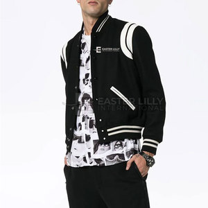 Chaquetas Letterman Personalizadas al por Mayor para Hombre, Chaquetas de Invierno Transpirables y Ligeras - Product Image 2