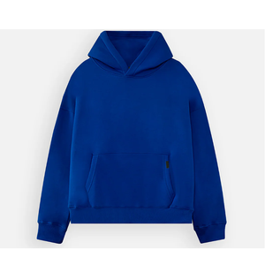 เสื้อฮู้ดดี้ผู้ชายปักลายตามสั่ง ผ้าฝ้ายเฟรนช์เทอร์รี่ 100% ทรงบ็อกซี่ มีกระเป๋าหน้า ทรงปกติ สวมใส่สบาย สีพื้น กันลมสำหรับฤดูหนาว - Product Image 6