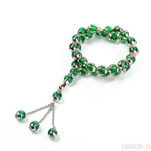Misbaha de Resina Hecha a Mano Moderna, Diseñada para una Oración Diaria y Sesiones de Dhikr Cómodas, Tasbih Islámico de Resina de Lujo con Premium H - Product Image 1