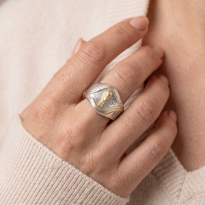 Anillo de Campeonato de Fútbol Personalizado al por Mayor de Plata de Ley 925, Joyería de Moda con Diseño Deportivo, Dorado/Plateado - Product Image 5