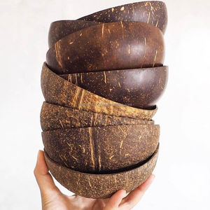 ชามมะพร้าวย่อยสลายได้เป็นมิตรกับสิ่งแวดล้อม ภาชนะใส่อาหารธรรมชาติสำหรับใช้ในบ้าน ครัว ของขวัญ ส่งออก ขายส่ง ผู้ผลิต OEM - Product Image 3