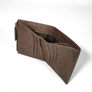 Classic Genuine Leather <b>Wallet</b> with Polyester Lining Lightweight Soft Durable Material for Comfortable - Product Image 2